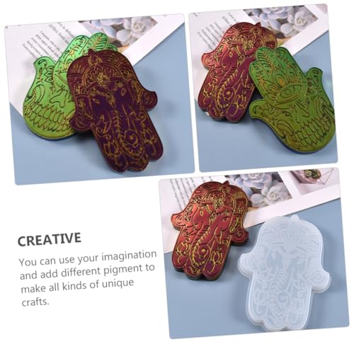 Gogogmee 2 Stück Hand Silikonform DIY Gießform für Epoxidharz Bastelarbeiten Wiederverwendbar Glatt Flexibel Leicht zu Entformen Gogogmee 2 Stück Hand Silikonform DIY Gießform für Epoxidharz Bastelarbeiten Wiederverwendbar Glatt Flexibel Leicht zu Entformen von Gogogmee