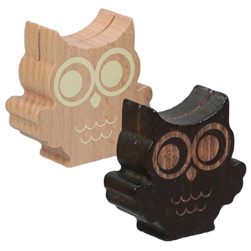 Gogogmee 2 Stück Holz Memo Clip Halter Mini Eulen Design Nachhaltig Handlich Leicht Tragbar Vielseitig für Fotos Tischkarten und Notizen in Natur Vintagefarben Gogogmee 2 Stück Holz Memo Clip Halter Mini Eulen Design Nachhaltig Handlich Leicht Tragbar Vielseitig für Fotos Tischkarten und Notizen in Natur Vintagefarben von Gogogmee