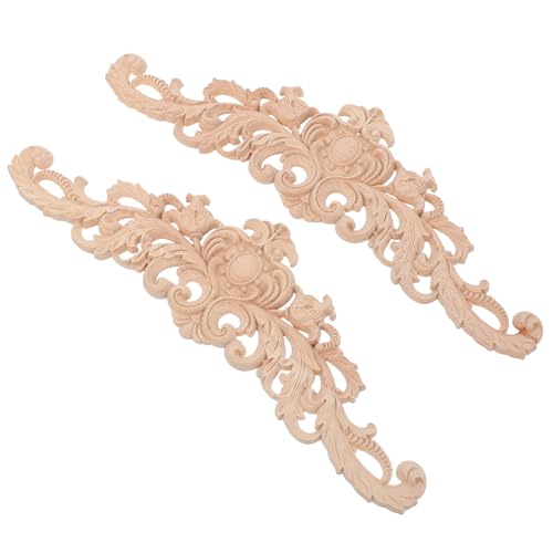 Gogogmee 2 Stück Holzornamente Möbel Geschnitzte Holzapplikationen Klassische DIY Dekoration Für Schrank Tür Möbel Verzierungen Leicht Und Kompakt Retro Applique Gogogmee 2 Stück Holzornamente Möbel Geschnitzte Holzapplikationen Klassische DIY Dekoration Für Schrank Tür Möbel Verzierungen Leicht Und Kompakt Retro Applique von Gogogmee