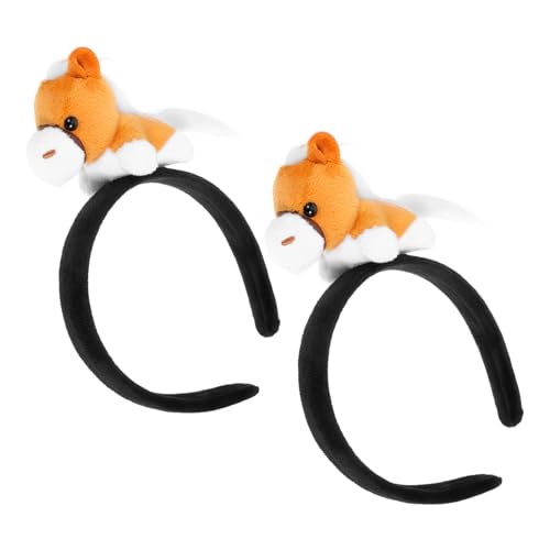 Gogogmee 2 Stück Hoop Animal Halloween Haarbänder Stirnband Für Süße Kopfbedeckungen Requisiten Zubehör Weihnachten Tägliche Kostümpartys Geburtstag Foto Puppe Pferd Puppen Haarband von Gogogmee