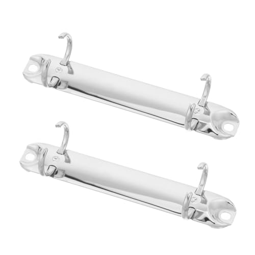 Gogogmee 2 Stück Metall Binder Clips Binder Mechanismus Innenring für Lose Notizbücher Papieraufbewahrung Praktisch und Tragbar für Büro Schule und Zuhause von Gogogmee
