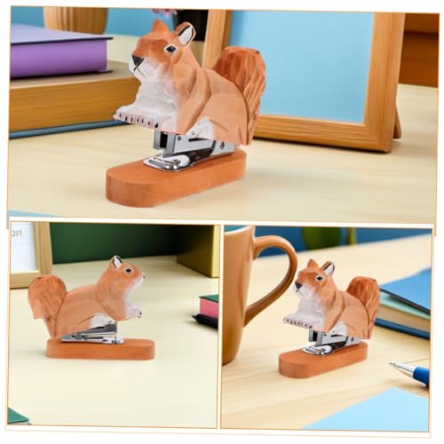 Gogogmee 2 Stück Mini Holzhefter Squirrel Design Handtacker Holz Klammern Praktisch Bürobedarf Kreativer Handgehaltener Tacker Für Kleine Dokumente Und Schreibtischdekoration Gogogmee 2 Stück Mini Holzhefter Squirrel Design Handtacker Holz Klammern Praktisch Bürobedarf Kreativer Handgehaltener Tacker Für Kleine Dokumente Und Schreibtischdekoration von Gogogmee