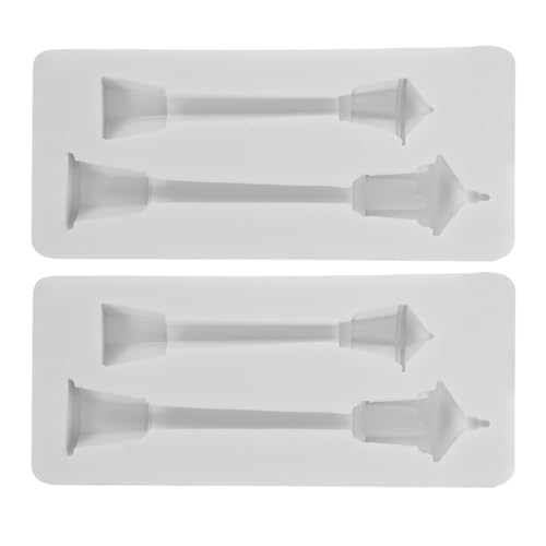 Gogogmee 2 Stück Mini Straßenlaterne Silikonform für Kerzenherstellung Vielseitige Kreative Gießform mit Einfachem Entformen und Schnellem Reinigen für Wachs Seifen Schokoladenhandwerk Gogogmee 2 Stück Mini Straßenlaterne Silikonform für Kerzenherstellung Vielseitige Kreative Gießform mit Einfachem Entformen und Schnellem Reinigen für Wachs Seifen Schokoladenhandwerk von Gogogmee