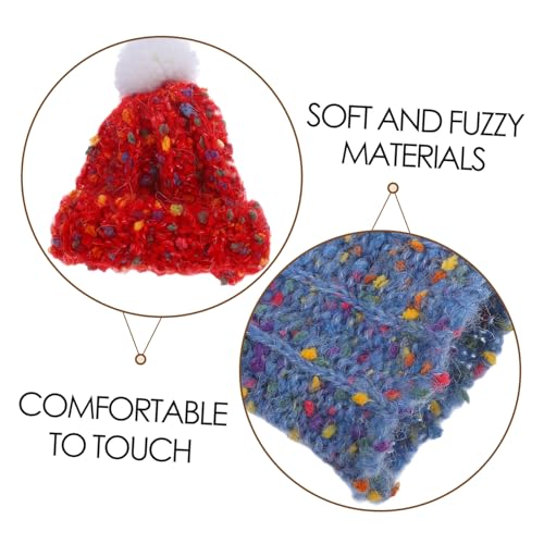 Gogogmee 2 Stück Mini Strickmützen für Puppen Bunte Handgestrickte Beanies DIY Puppenhaus Zubehör Weiche Wollmützen für Kleine Puppenköpfe Kreative Bastelmaterialien für Puppendeko Gogogmee 2 Stück Mini Strickmützen für Puppen Bunte Handgestrickte Beanies DIY Puppenhaus Zubehör Weiche Wollmützen für Kleine Puppenköpfe Kreative Bastelmaterialien für Puppendeko von Gogogmee