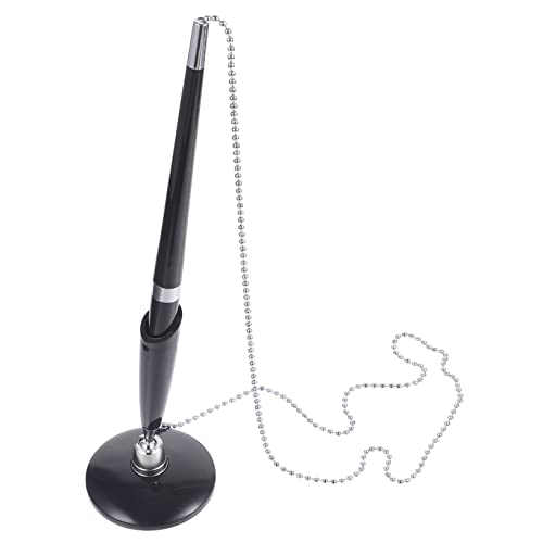 Gogogmee 2 Stück Multifunktions kugelschreiber mit Kette Komfortabler Griff Vertikal Stehender Schreibtisch stift Nachfüllbar für Büro Hotel Bank Schwarze Schreibgeräte Gogogmee 2 Stück Multifunktions kugelschreiber mit Kette Komfortabler Griff Vertikal Stehender Schreibtisch stift Nachfüllbar für Büro Hotel Bank Schwarze Schreibgeräte von Gogogmee