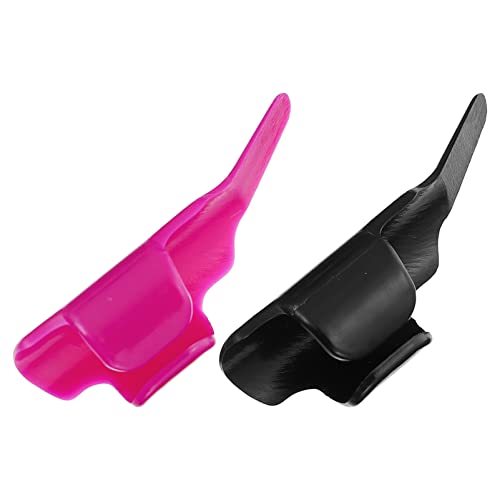 Gogogmee 2 Stück Nähfingerhülse Fadenkontroller Ergonomische Druckhilfe für Präzises Nähen für Bastelprojekte und Einfache Handhabung Schwarz und Lila Gogogmee 2 Stück Nähfingerhülse Fadenkontroller Ergonomische Druckhilfe für Präzises Nähen für Bastelprojekte und Einfache Handhabung Schwarz und Lila von Gogogmee