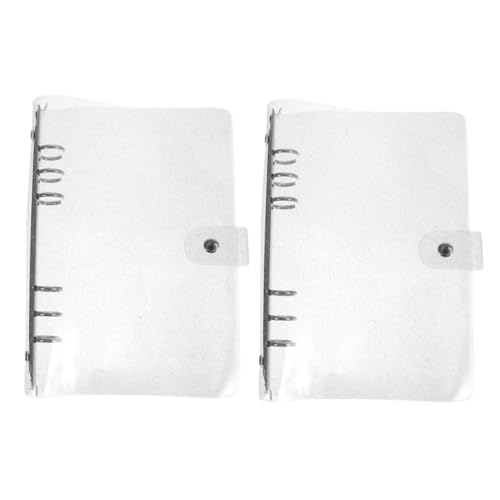 Gogogmee 2 Stück PVC Notizbuch Hülle Transparent Glitzer Schutzcover Six Ring Binder für Loseblatt Planer Reise Notizblock Schutzhülle Langlebig Praktisch Gogogmee 2 Stück PVC Notizbuch Hülle Transparent Glitzer Schutzcover Six Ring Binder für Loseblatt Planer Reise Notizblock Schutzhülle Langlebig Praktisch von Gogogmee