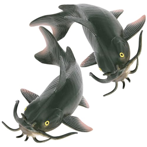 Gogogmee 2 Stück Realistisches Welsmodell aus Robustem Kunststoff Pädagogisches Fischspielzeug mit Glatten Kanten Sichere Tischdekoration für Katzenliebhaber Detailgetreuer Nachbildung für Gogogmee 2 Stück Realistisches Welsmodell aus Robustem Kunststoff Pädagogisches Fischspielzeug mit Glatten Kanten Sichere Tischdekoration für Katzenliebhaber Detailgetreuer Nachbildung für von Gogogmee