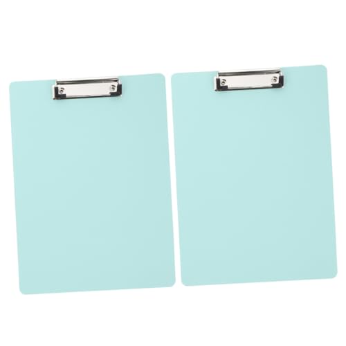 Gogogmee 2 Stück Schreibbrett Tragbares Leichtes Schreibbrett mit Stabilem Metallclip Vielseitiges Büro und für Dokumentenablage Notizen und Mobiler Nutzung Pastellgrün Gogogmee 2 Stück Schreibbrett Tragbares Leichtes Schreibbrett mit Stabilem Metallclip Vielseitiges Büro und für Dokumentenablage Notizen und Mobiler Nutzung Pastellgrün von Gogogmee
