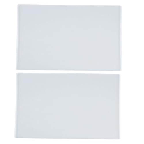 Gogogmee 2 Stück Silikon Form für Epoxidharz DIY Tischmatte Gießform Wiederverwendbare Schreibtafel für Kreative Bastelprojekte für Zuhause und Büro Gogogmee 2 Stück Silikon Form für Epoxidharz DIY Tischmatte Gießform Wiederverwendbare Schreibtafel für Kreative Bastelprojekte für Zuhause und Büro von Gogogmee