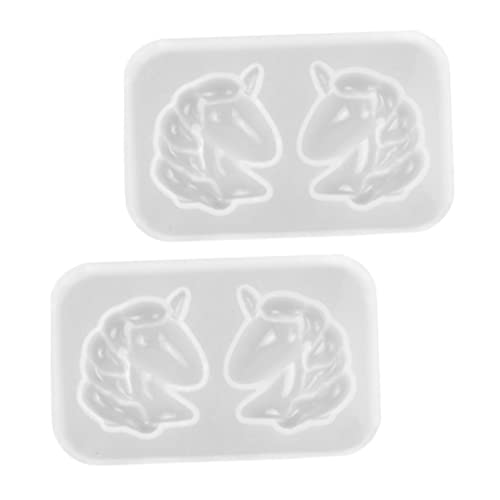 Gogogmee 2stücke Einhorn Silikonform Für Diy Desktop Ornament Gießform Kreative Epoxidharz Form Und Einfach Zu Reinigen von Gogogmee