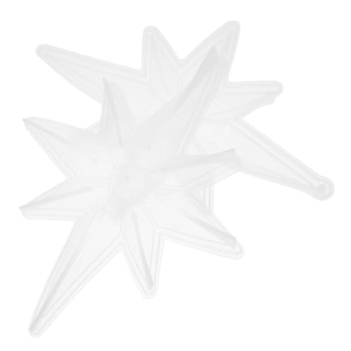 Gogogmee 2 Stück Silikonform Octagonal Star für Epoxidharz DIY Weihnachtsbaum Anhänger Basteln Transparent Langlebig und Leicht zu Reinigen für Kreative Dekorationen Gogogmee 2 Stück Silikonform Octagonal Star für Epoxidharz DIY Weihnachtsbaum Anhänger Basteln Transparent Langlebig und Leicht zu Reinigen für Kreative Dekorationen von Gogogmee