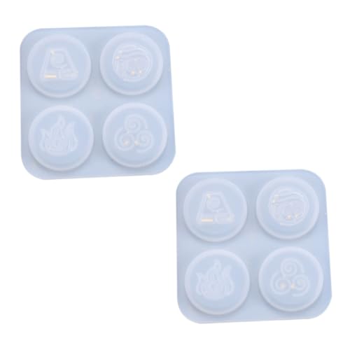 Gogogmee 2 Stück Silikonformen für Epoxidharz DIY Craft Molds mit Glatter Oberfläche Flexible und Langlebige Gießform für Religiöse Symbole Einfach zu Reinigen und Vielseitig für Schmuck von Gogogmee