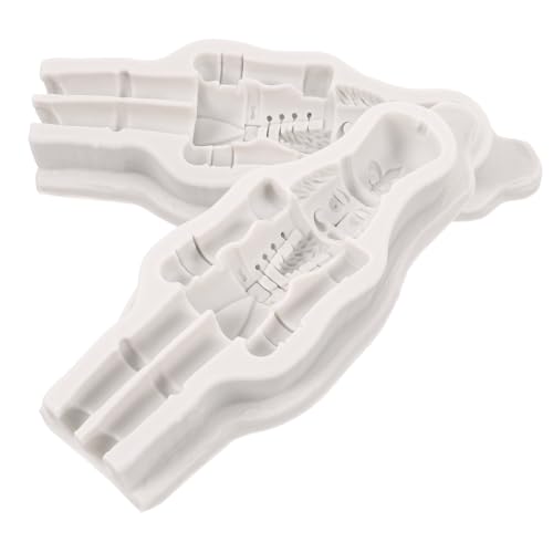 Gogogmee 2 Stück Soldat Form für Epoxidharz Basteln Weihnachtsdeko DIY Kristall Harz Gießform Walnuss Kastanien Motiv Ornament von Gogogmee