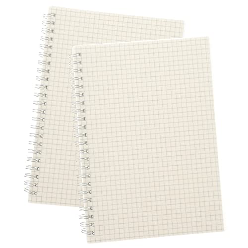Gogogmee 2 Stück Spiral Notizbuch mit Karopapier für Mathe Schule und Journaling Hochwertiges Schreibjournal für Kreative Ideen und Notizen Gogogmee 2 Stück Spiral Notizbuch mit Karopapier für Mathe Schule und Journaling Hochwertiges Schreibjournal für Kreative Ideen und Notizen von Gogogmee