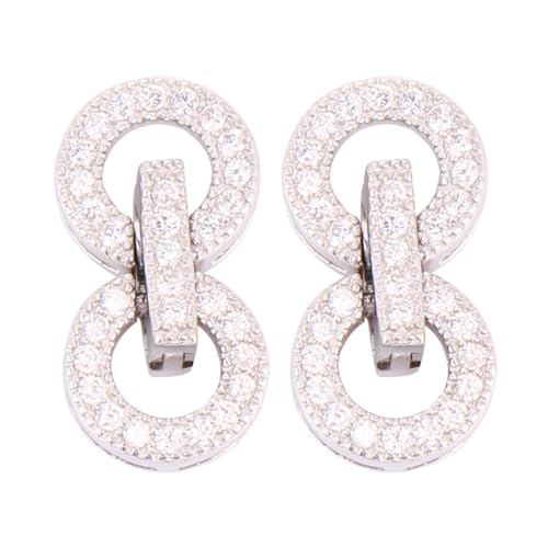 Gogogmee 2 Stück Sterling Silber Kettenverschluss Feiner DIY Schmuckverbinder für Halsketten und Armbänder Robustes Verbindungsstück für Bastelprojekte Geeignet für Schmuckherstellung und von Gogogmee
