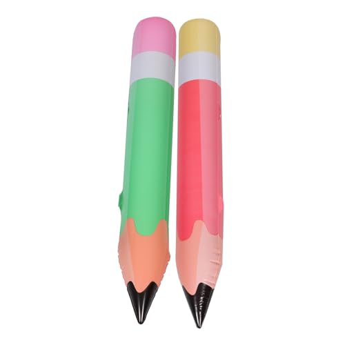 Gogogmee 2 Stück Teiliges Aufblasbares Bleistift Deko PVC Große Party und Klassenzimmer Dekoration Leicht Hängbar Auffällige Schreibwaren Attrappe für Foto Requisiten Gogogmee 2 Stück Teiliges Aufblasbares Bleistift Deko PVC Große Party und Klassenzimmer Dekoration Leicht Hängbar Auffällige Schreibwaren Attrappe für Foto Requisiten von Gogogmee