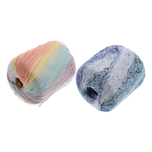 Gogogmee 2 Stück Teiliges Baumwollgarn Handgestricktes Weiches und Hautfreundliches Strickgarn für Anfänger Vielseitig für Pullover Mützen und DIY Handarbeiten Gogogmee 2 Stück Teiliges Baumwollgarn Handgestricktes Weiches und Hautfreundliches Strickgarn für Anfänger Vielseitig für Pullover Mützen und DIY Handarbeiten von Gogogmee