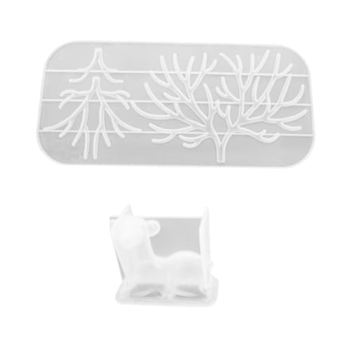 Gogogmee 2 Stück Teiliges Diy Silikonformen für Schmuckdisplay Antler Tree Gießform für Bastelarbeiten Wiederverwendbar und Sicher für Handwerksliebhaber von Gogogmee