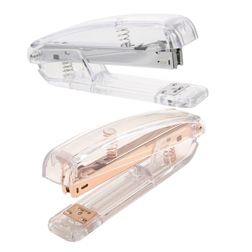Gogogmee 2 Stück Teiliges Mini heftgerät mit Heftklammerentferner Praktisch und Ergonomisch für Büro Schule und Zuhause Leicht und Einfach zu Bedienen in Roségold und Silber Gogogmee 2 Stück Teiliges Mini heftgerät mit Heftklammerentferner Praktisch und Ergonomisch für Büro Schule und Zuhause Leicht und Einfach zu Bedienen in Roségold und Silber von Gogogmee
