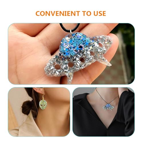 Gogogmee 2 Stück Teiliges Silikon Ohrring Gießform Spaceship Anhängerform Langlebig Wiederverwendbar DIY Ohr Tropfen Schmuckherstellung Zubehör für Kreative Bastelprojekte Gogogmee 2 Stück Teiliges Silikon Ohrring Gießform Spaceship Anhängerform Langlebig Wiederverwendbar DIY Ohr Tropfen Schmuckherstellung Zubehör für Kreative Bastelprojekte von Gogogmee