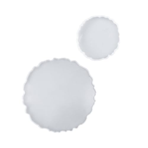 Gogogmee 2 Stück Teiliges Silikon Tray Mold Runde DIY Gießform für Handgemachte Aufbewahrungstabletts Flexible Silikonform für Kreative Bastelprojekte Geeignet für Schmuck Obst und Gogogmee 2 Stück Teiliges Silikon Tray Mold Runde DIY Gießform für Handgemachte Aufbewahrungstabletts Flexible Silikonform für Kreative Bastelprojekte Geeignet für Schmuck Obst und von Gogogmee
