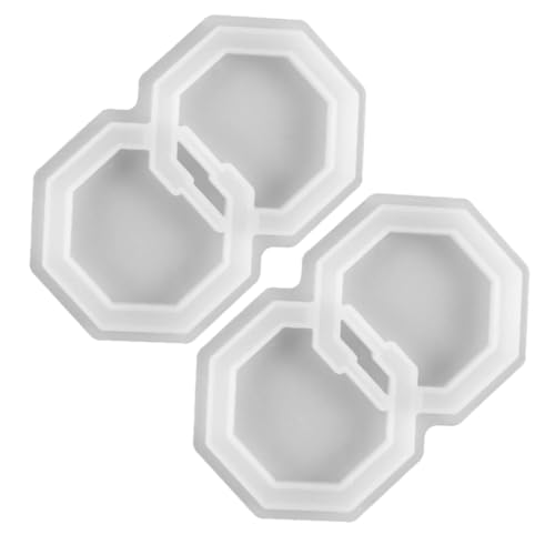 Gogogmee 2 Stück Teiliges Silikon ohrring gießform für DIY Schmuckherstellung Flexible und Wiederverwendbare Casting moulds für Individuelle Ohranhänger Geeignet für Kreative von Gogogmee