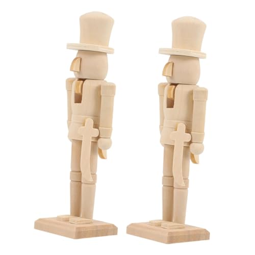 Gogogmee 2 Stück Unbemalter Holz Soldat Weihnachten Xmas Ornament DIY Bastelset Stabile Standbasis für Erwachsene Festliche Tischdekoration Gogogmee 2 Stück Unbemalter Holz Soldat Weihnachten Xmas Ornament DIY Bastelset Stabile Standbasis für Erwachsene Festliche Tischdekoration von Gogogmee