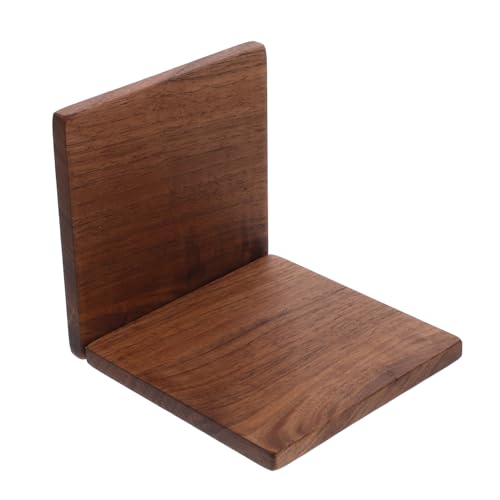 Gogogmee 2 Stück Verdickte Schwarze Walnuss holzplatten Robuste Holzblöcke zum Gravieren Schnitzen Basteln für DIY Holzprojekte Langlebig Vielseitig Einsetzbar von Gogogmee