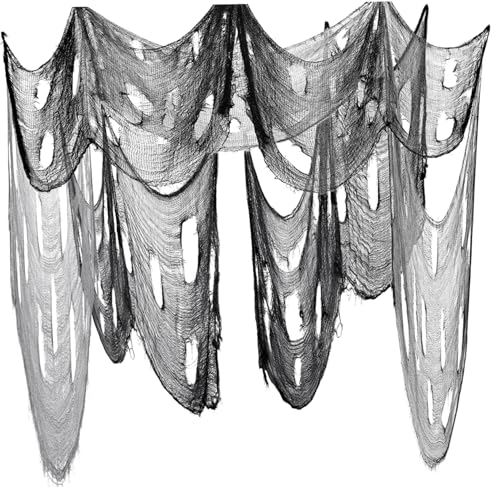 Gogogmee 2er Set Gruselige Stoffe Für Halloween Dekoration Spooky Cloth Und Ideal Für Unheimliche Und Partydekoration von Gogogmee