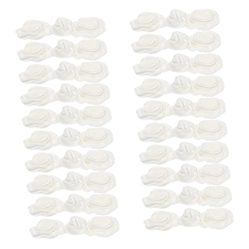 Gogogmee 20 Paare Retro Stil Kleidung Knöpfe Chinesische Handwerkskunst Knotenverschlüsse für DIY Kostüme Vielseitige Nähverschlüsse Dekorative Accessoires Chemischen Fasern von Gogogmee