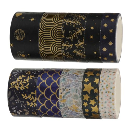 Gogogmee 20 Rollen Retro Washi klebeband mit Goldstempel DIY Scrapbook Masking Tape für Journal Geschenkverpackung Vintage Papierstreifen zum Basteln und Dekorieren Selbstklebend Gogogmee 20 Rollen Retro Washi klebeband mit Goldstempel DIY Scrapbook Masking Tape für Journal Geschenkverpackung Vintage Papierstreifen zum Basteln und Dekorieren Selbstklebend von Gogogmee