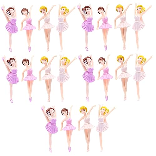Gogogmee 20 Stk Ballerina-Mädchen Prinzessinnen-Kuchendekorationen Mädchenfigur Miniaturfiguren bastelset Hochzeitsdekorationen Kuchen dekoratives Accessoire Ballettmädchen-Skulptur PVC Gogogmee 20 Stk Ballerina-Mädchen Prinzessinnen-Kuchendekorationen Mädchenfigur Miniaturfiguren bastelset Hochzeitsdekorationen Kuchen dekoratives Accessoire Ballettmädchen-Skulptur PVC von Gogogmee
