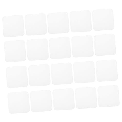 Gogogmee 20 Stück Doppelseitige Klebeband Pads Transparent Abnehmbar für Zuhause und Büro für Bilder Wandaufkleber und von Gogogmee