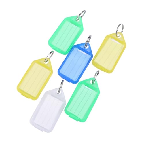 Gogogmee 20 Stück Farbige Kunststoff Schlüsselanhänger mit Metallring Beschriftbar Robuste Key Id Tags für Gepäck Schlüssel Haustiere Inklusive Weißer Einlegekarte für Zufällige Farbe Gogogmee 20 Stück Farbige Kunststoff Schlüsselanhänger mit Metallring Beschriftbar Robuste Key Id Tags für Gepäck Schlüssel Haustiere Inklusive Weißer Einlegekarte für Zufällige Farbe von Gogogmee