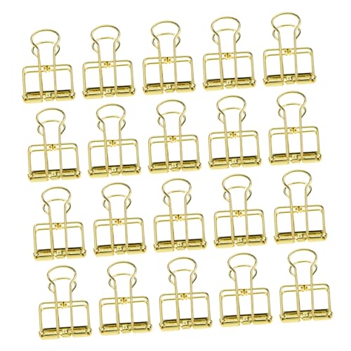 Gogogmee 20 Stück Goldene Klammern aus Edelstahl Dekorative Büroklammern mit Filigranem Lochmuster Vielseitige Papierklemmen für Büro Schule und Zuhause Praktische und Elegante Bürobedarf Gogogmee 20 Stück Goldene Klammern aus Edelstahl Dekorative Büroklammern mit Filigranem Lochmuster Vielseitige Papierklemmen für Büro Schule und Zuhause Praktische und Elegante Bürobedarf von Gogogmee
