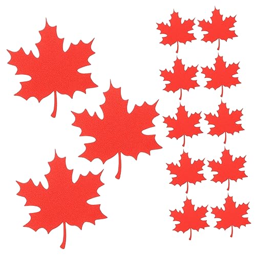 Gogogmee 20 Stück Handgeschnittene Ahornblätter Herbstdekoration Herbstblätter Dekoration Künstliche Farbe Thanksgiving Ahornblätter Scheibenblätter Dekor Handgefertigt Bauernhaus von Gogogmee