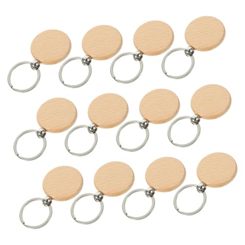 Gogogmee 20 Stück Holz Schlüsselanhänger Blanko Diy zum Gravieren Unbeschichtet Buchenholz für Personalisierte Dekoration und Bastelprojekte Gogogmee 20 Stück Holz Schlüsselanhänger Blanko Diy zum Gravieren Unbeschichtet Buchenholz für Personalisierte Dekoration und Bastelprojekte von Gogogmee