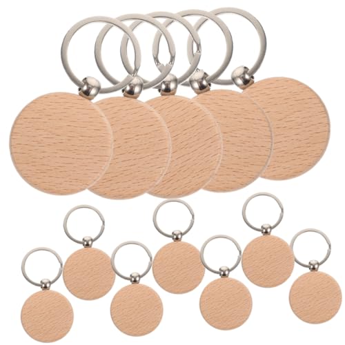 Gogogmee 20 Stück Holz Schlüsselanhänger Rund Blanko DIY Schlüsselanhänger Basteln Holzrohlinge Schlüsselring Anhänger für Schule und Alltag Gogogmee 20 Stück Holz Schlüsselanhänger Rund Blanko DIY Schlüsselanhänger Basteln Holzrohlinge Schlüsselring Anhänger für Schule und Alltag von Gogogmee