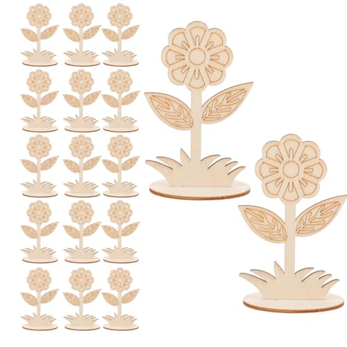 Gogogmee 20 Stück Holzblumen Bastelset DIY Holzscheiben Blumen für Kreative Malprojekte Robustes Material für Bastelarbeiten für Dekoration und Handwerk Gogogmee 20 Stück Holzblumen Bastelset DIY Holzscheiben Blumen für Kreative Malprojekte Robustes Material für Bastelarbeiten für Dekoration und Handwerk von Gogogmee