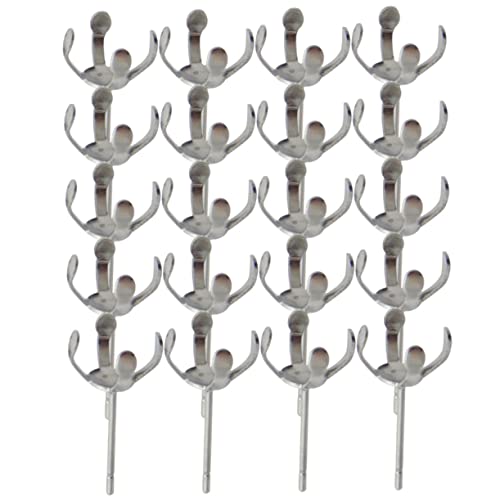 Gogogmee 20 Stück Ohrstecker für Diy Schmuckherstellung Perlenschmuck Zubehör Krallenform Langlebig und Leicht für Projekte Gogogmee 20 Stück Ohrstecker für Diy Schmuckherstellung Perlenschmuck Zubehör Krallenform Langlebig und Leicht für Projekte von Gogogmee