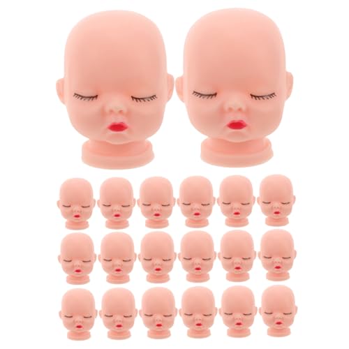 Gogogmee 20 Stück Teiliges DIY Puppenkopf aus Vinyl Kleine Puppenköpfe für Bastelprojekte Schlüsselanhänger Zubehör und Puppenhaus Dekoration für Puppenreparatur und Kreative Handarbeiten Gogogmee 20 Stück Teiliges DIY Puppenkopf aus Vinyl Kleine Puppenköpfe für Bastelprojekte Schlüsselanhänger Zubehör und Puppenhaus Dekoration für Puppenreparatur und Kreative Handarbeiten von Gogogmee