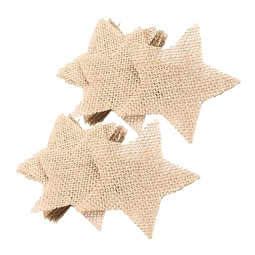 Gogogmee 20 Stück Teiliges Fünfzackige Weihnachts Deko aus Rustikalem Ungesäumtem Jutestoff Beidseitig Bemalbar Robustes DIY Bastelmaterial für Weihnachts und Hochzeitsdekorationen Gogogmee 20 Stück Teiliges Fünfzackige Weihnachts Deko aus Rustikalem Ungesäumtem Jutestoff Beidseitig Bemalbar Robustes DIY Bastelmaterial für Weihnachts und Hochzeitsdekorationen von Gogogmee
