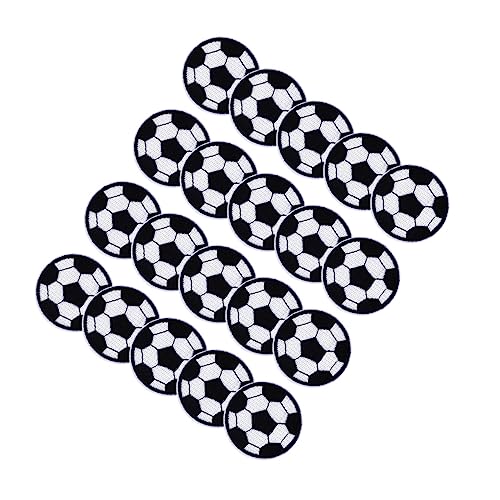 Gogogmee 20 Stück Teiliges Fußball Aufnäher zum Aufbügeln Bestickte Applikationen aus Langlebigem Hautfreundlichem zum Reparieren und Verzieren von Kleidung Jeans Jacken und Taschen Gogogmee 20 Stück Teiliges Fußball Aufnäher zum Aufbügeln Bestickte Applikationen aus Langlebigem Hautfreundlichem zum Reparieren und Verzieren von Kleidung Jeans Jacken und Taschen von Gogogmee
