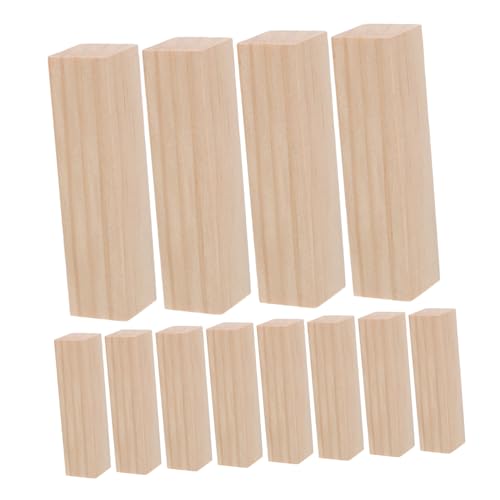 Gogogmee 20 Stück Teiliges Holzschnitz Natürliche DIY Rohlinge aus Unbehandeltem Kiefernholz für Schnitzen Basteln und Holzprojekte von Gogogmee