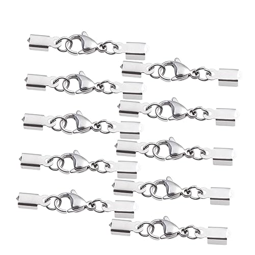 Gogogmee 20 Stück Teiliges Karabinerverschlüsse aus Langlebiger Metalllegierung Silberfarbene Schmuckverschluss Haken für DIY Armband Halskette Ohrringe und Schmuckherstellung Gogogmee 20 Stück Teiliges Karabinerverschlüsse aus Langlebiger Metalllegierung Silberfarbene Schmuckverschluss Haken für DIY Armband Halskette Ohrringe und Schmuckherstellung von Gogogmee
