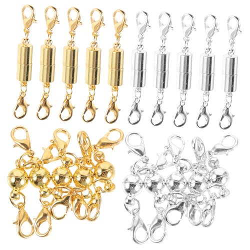 Gogogmee 20 Stück Teiliges Magnetisches Schmuckverschluss Zylindrische DIY Magnetverschlüsse für Halsketten und Armbänder Stabile Leicht Montierbare Schmuckverbinder für Schmuckherstellung Gogogmee 20 Stück Teiliges Magnetisches Schmuckverschluss Zylindrische DIY Magnetverschlüsse für Halsketten und Armbänder Stabile Leicht Montierbare Schmuckverbinder für Schmuckherstellung von Gogogmee