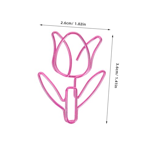 Gogogmee 20 Stück Teiliges Metall Büroklammern Tulpenform Stabile und Dekorative Papierklammern Farbige Dokumentenhalter Zuverlässige und Langlebige Büroklammern für Organisation und Gogogmee 20 Stück Teiliges Metall Büroklammern Tulpenform Stabile und Dekorative Papierklammern Farbige Dokumentenhalter Zuverlässige und Langlebige Büroklammern für Organisation und von Gogogmee