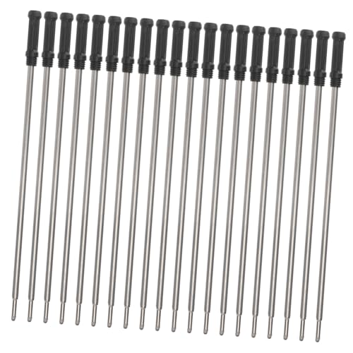 Gogogmee 20 Stück Teiliges Metall Kugelschreiber Nachfüllminen Schwarz Kompatibel mit Cross Stiften Gleichmäßiger Tintenfluss Glattes Schreiben für Papiersorten Gogogmee 20 Stück Teiliges Metall Kugelschreiber Nachfüllminen Schwarz Kompatibel mit Cross Stiften Gleichmäßiger Tintenfluss Glattes Schreiben für Papiersorten von Gogogmee