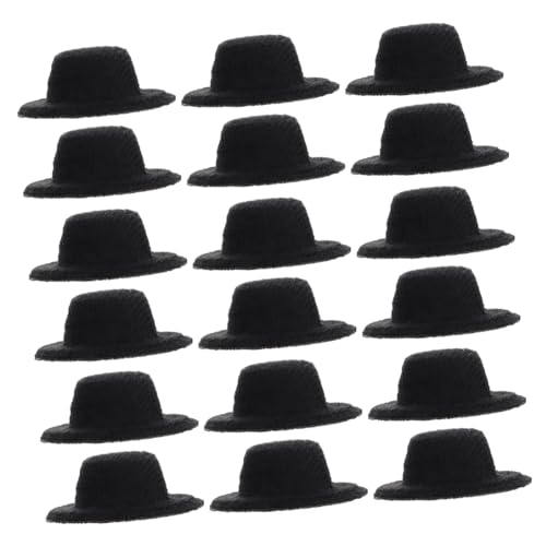 Gogogmee 20 Stück Teiliges Mini Formelle Puppenhüte aus Stoff Leichte Kreative DIY Bastelmützen Schwarze Mini Hüte für Puppen Kostüm für Verkleidung Fotoshootings und Puppenzubehör Gogogmee 20 Stück Teiliges Mini Formelle Puppenhüte aus Stoff Leichte Kreative DIY Bastelmützen Schwarze Mini Hüte für Puppen Kostüm für Verkleidung Fotoshootings und Puppenzubehör von Gogogmee